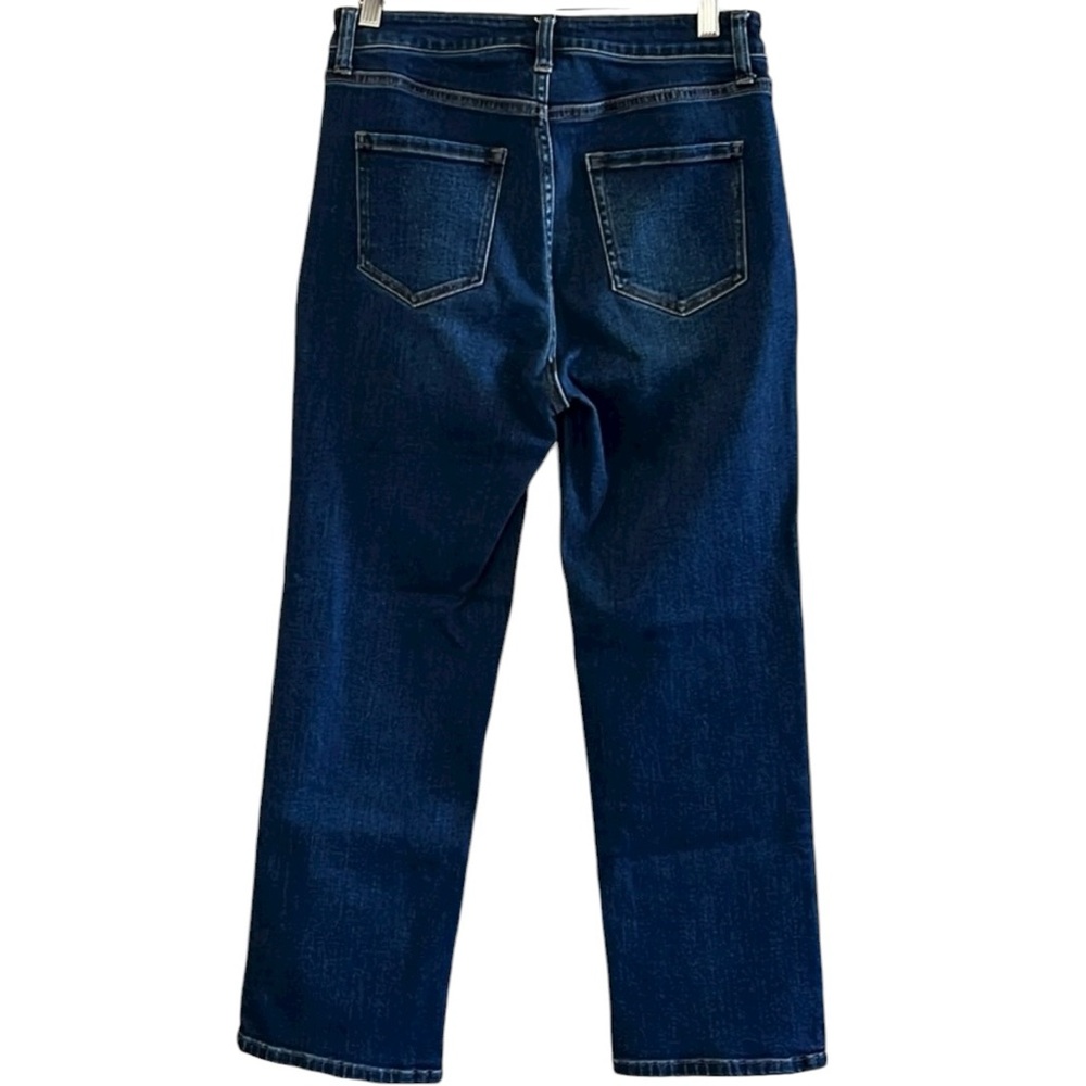 Quince Dark Blue Stretch High Rise
Straight Women's Jeans - Picture 6 of 7